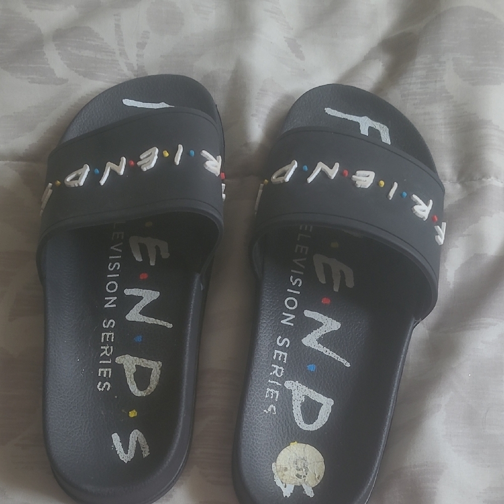 Women's Black Slide Sandals